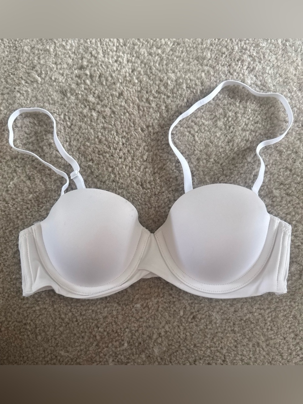 Everyday White Strapless Bra - Lightly Padded Support